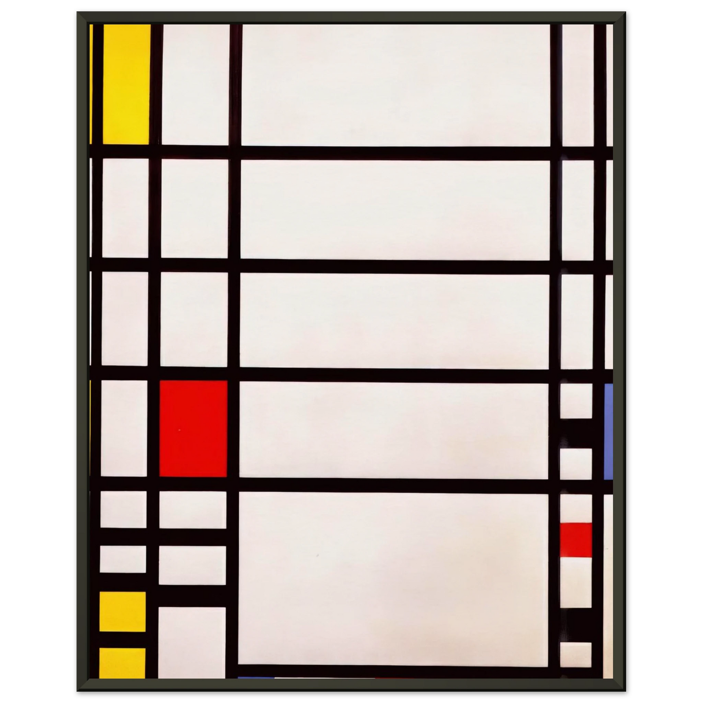 Piet Mondrian Trafalgar Square Framed Art Print - Aluminum Frame - 70x100 cm / 28x40 inches