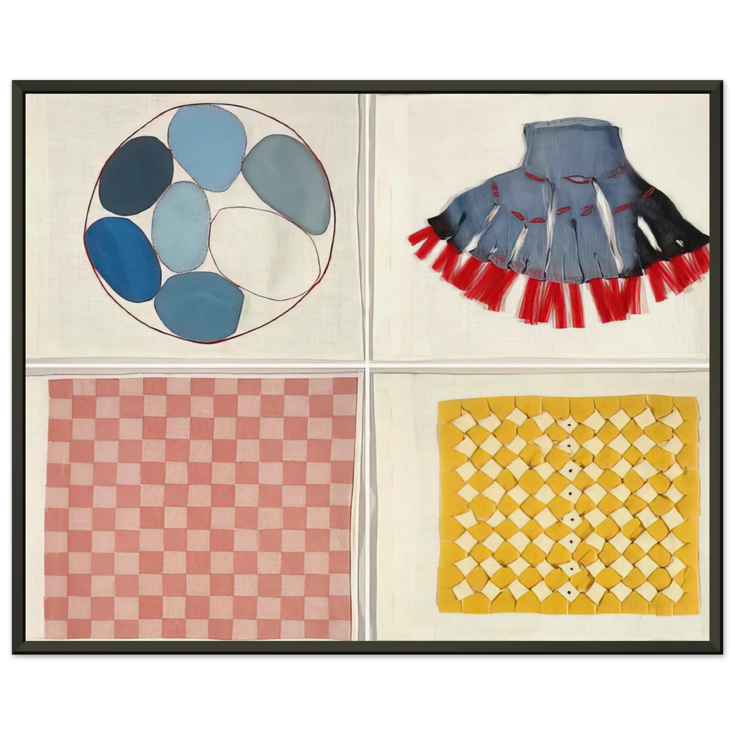 Louise Bourgeois UNTITLED 4 Framed Art Print - Aluminum Frame - 70x100 cm / 28x40 inches