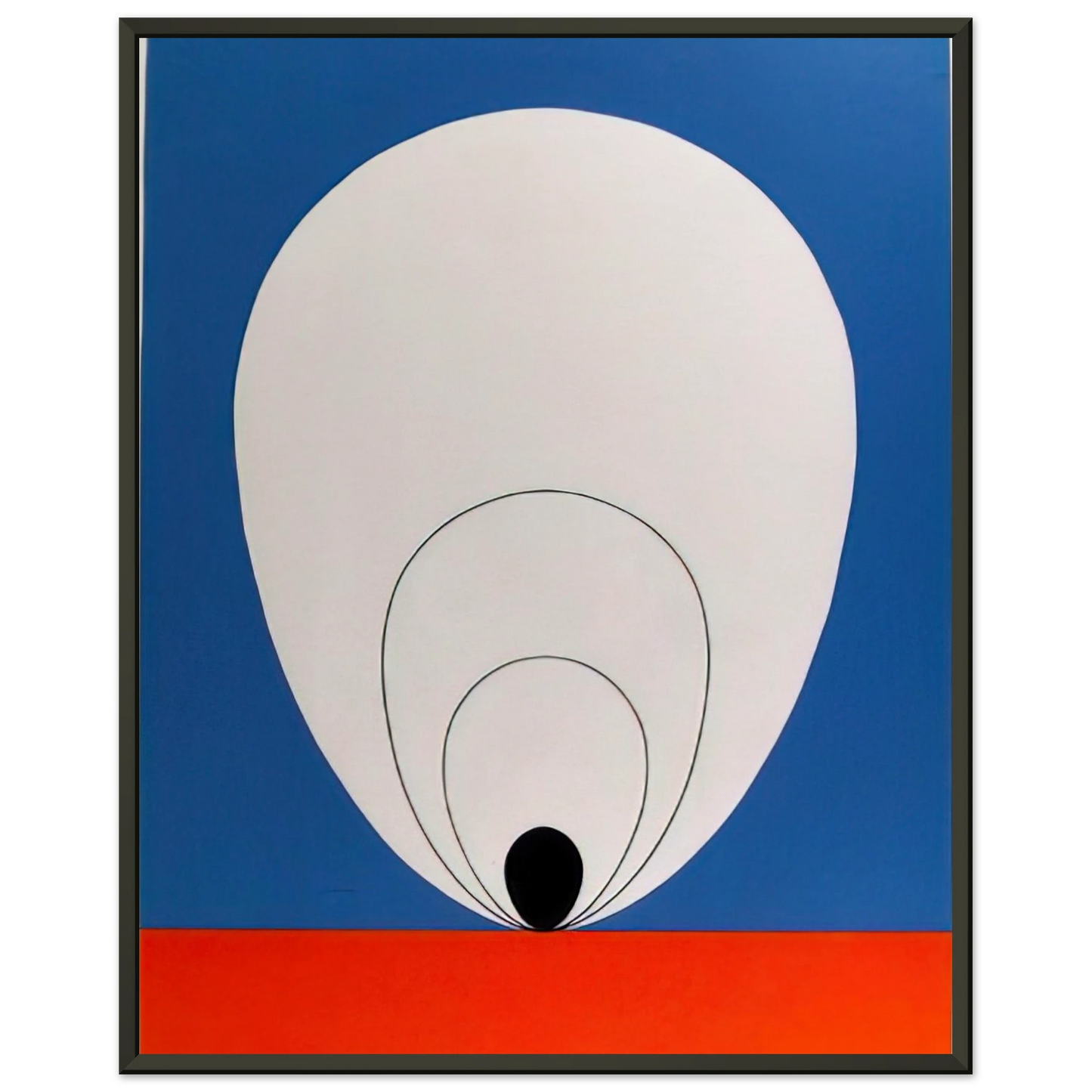 Clarence Holbrook Carter Tulip 1978 Framed Art Print - Aluminum Frame - 70x100 cm / 28x40 inches