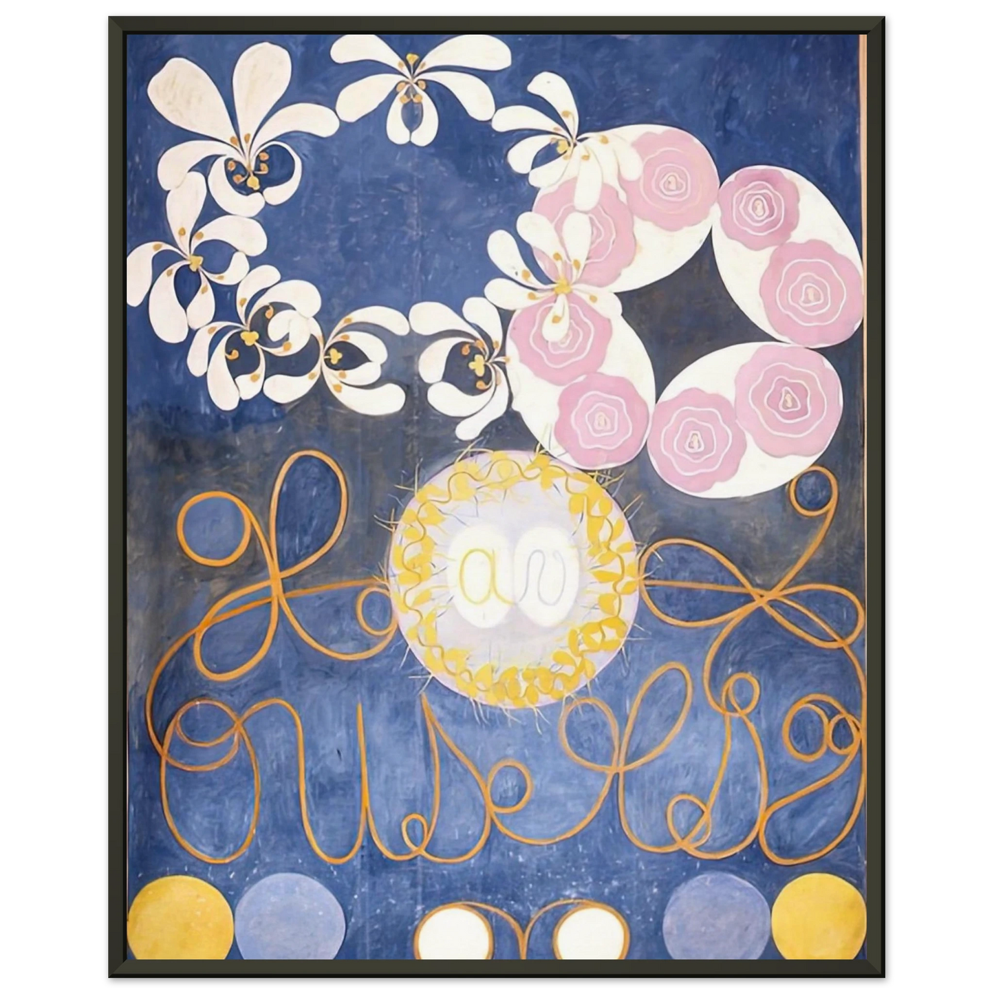 Hilma af Klint THE TEN LARGEST 1907 Framed Art Print - Aluminum Frame - 70x100 cm / 28x40 inches