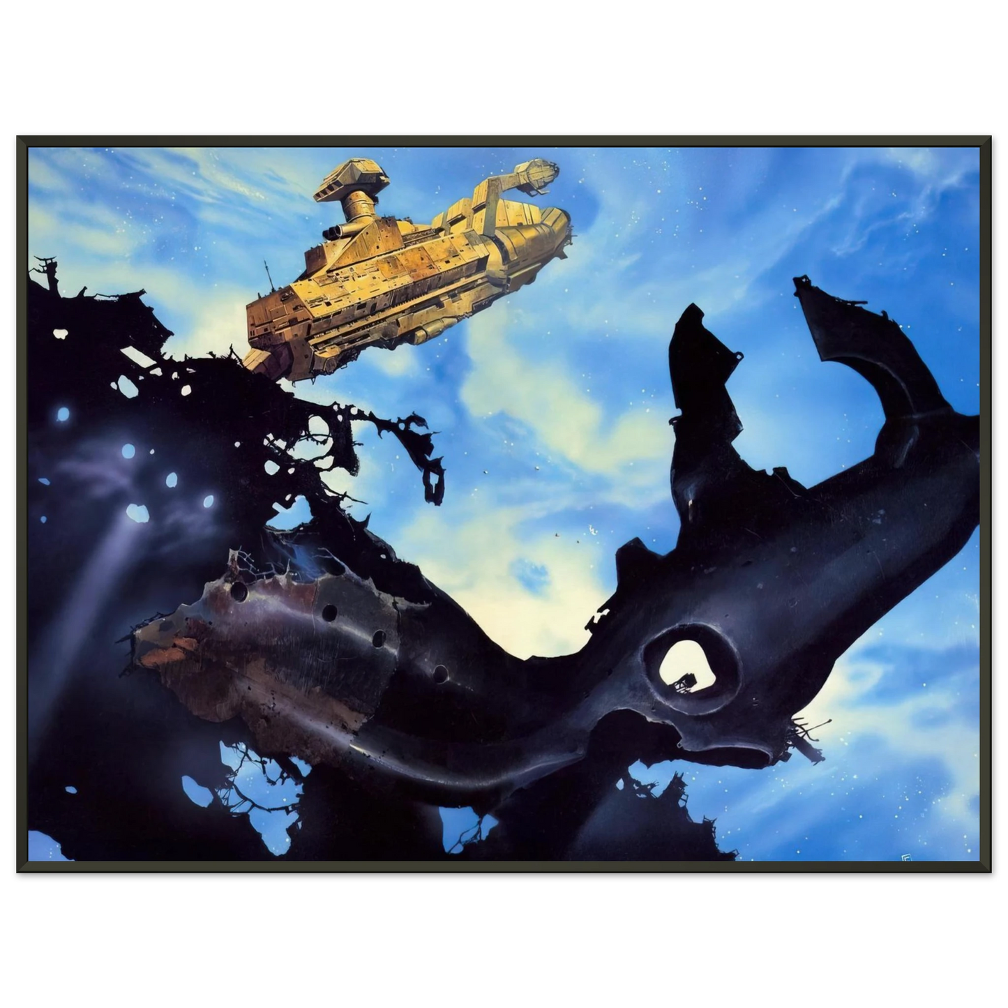 Chris Foss Chris Foss Framed Art Print - Aluminum Frame - 40x50 cm / 16x20 inches