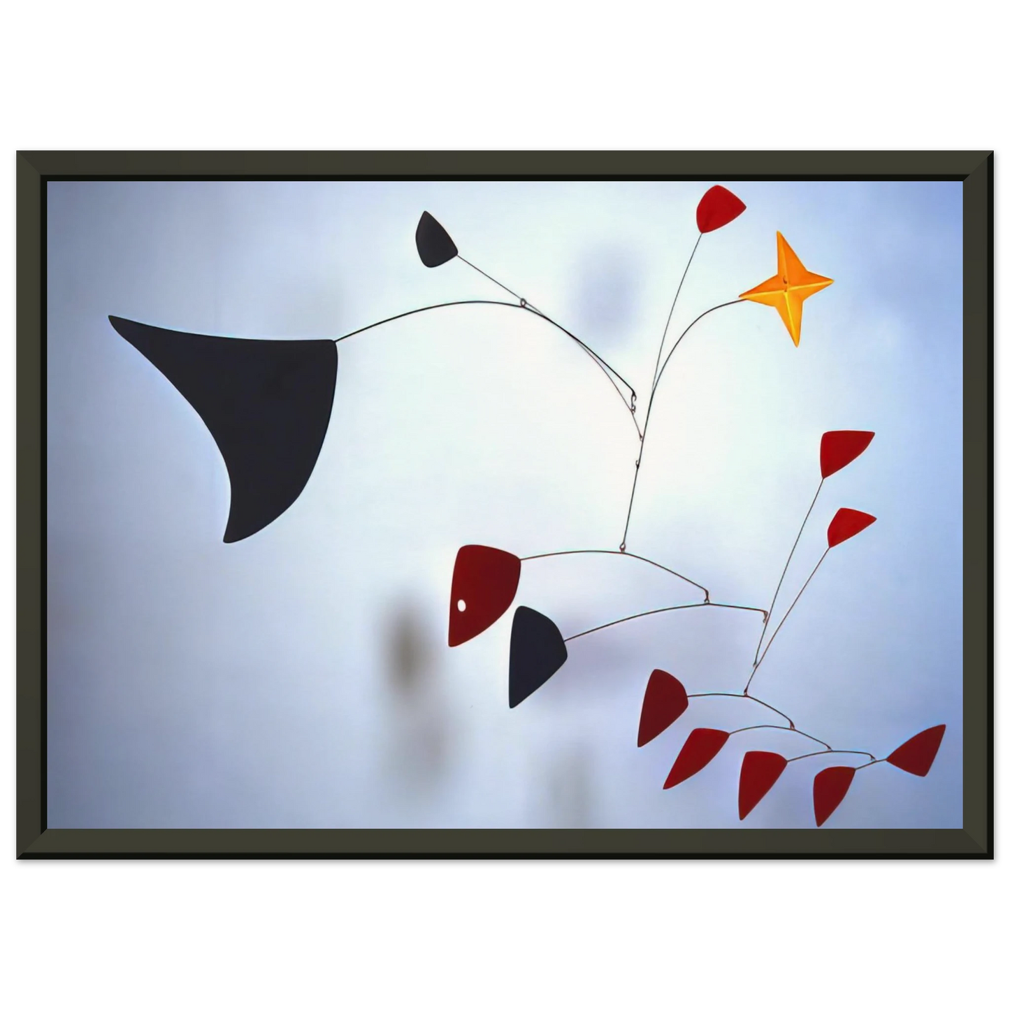 Alexander Calder THE STAR 1960 Framed Art Print - Aluminum Frame - 60x80 cm / 24x32 inches