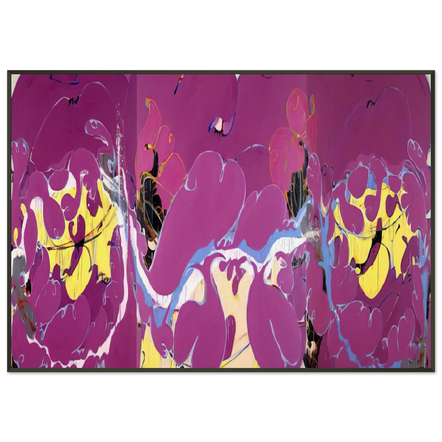 Norman Bluhm Easter Morning 1979 Framed Art Print - Aluminum Frame - 21x29.7 cm / 8x12"