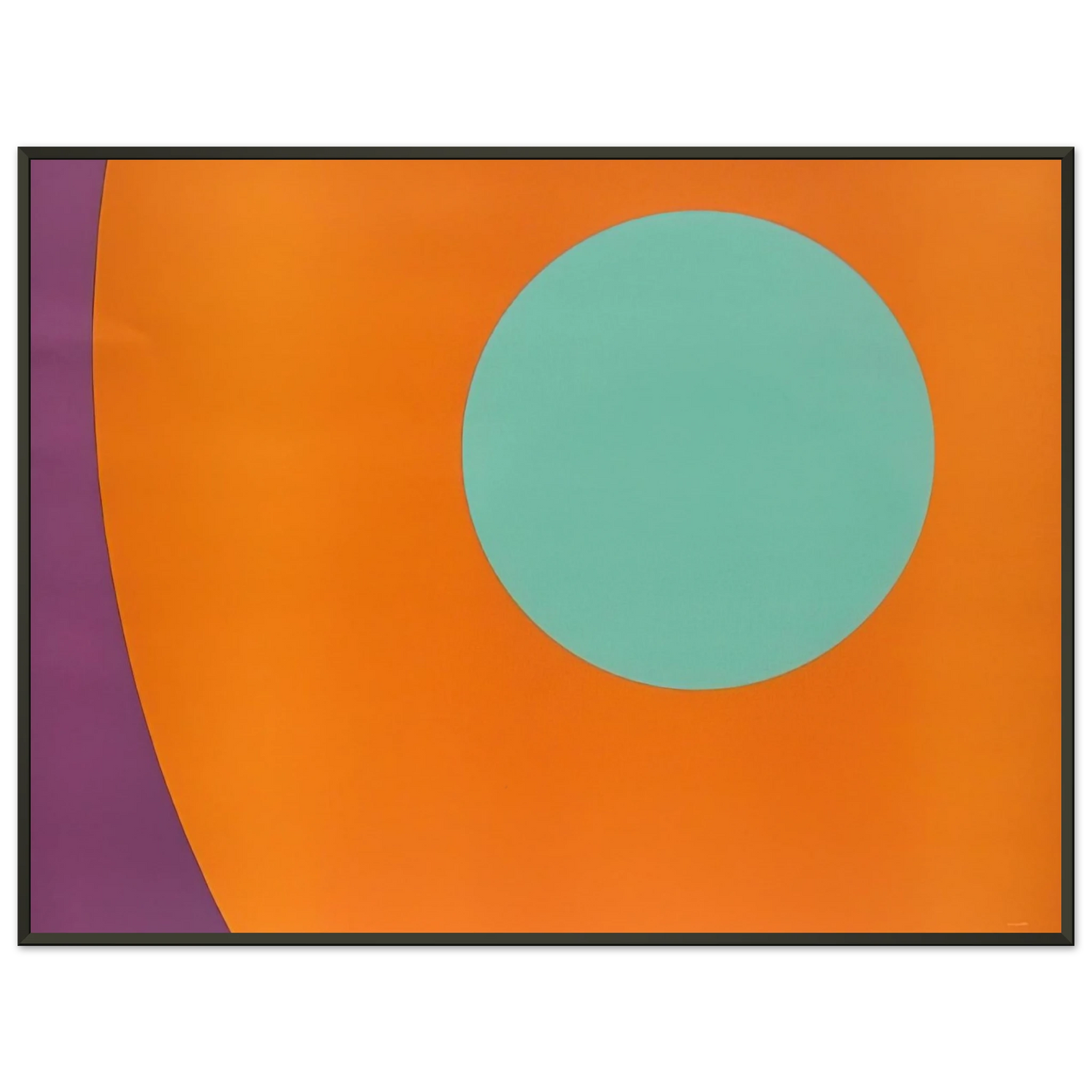 Alexander Liberman Untitled Abstract 1962 Framed Art Print - Aluminum Frame - 60x80 cm / 24x32 inches