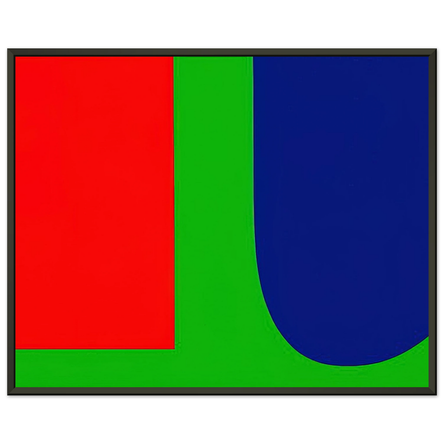 Ellsworth Kelly Red Blue Green Framed Art Print - Aluminum Frame - 60x80 cm / 24x32 inches