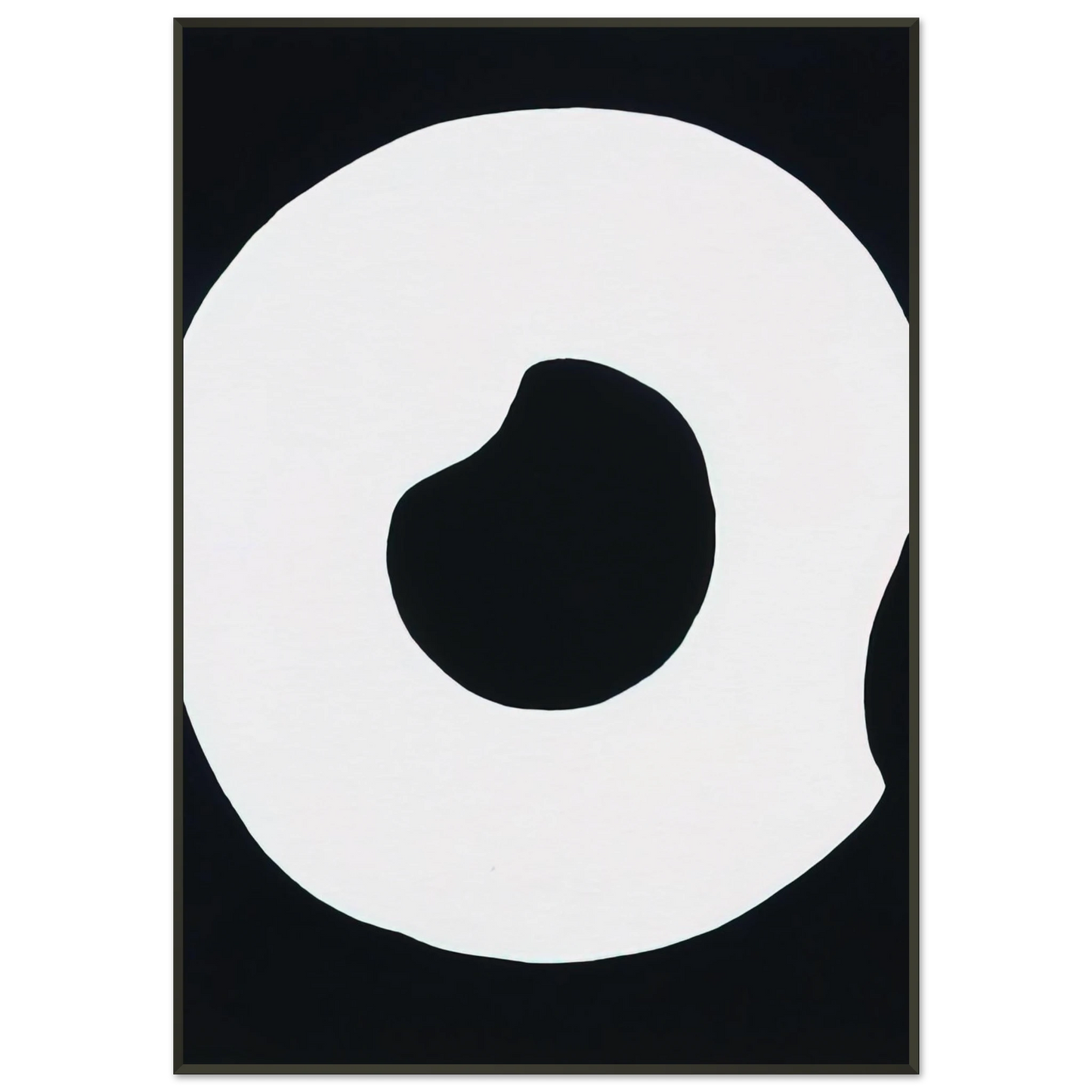Jiro Yoshihara Untitled 1969 Framed Art Print - Aluminum Frame - 21x29.7 cm / 8x12"