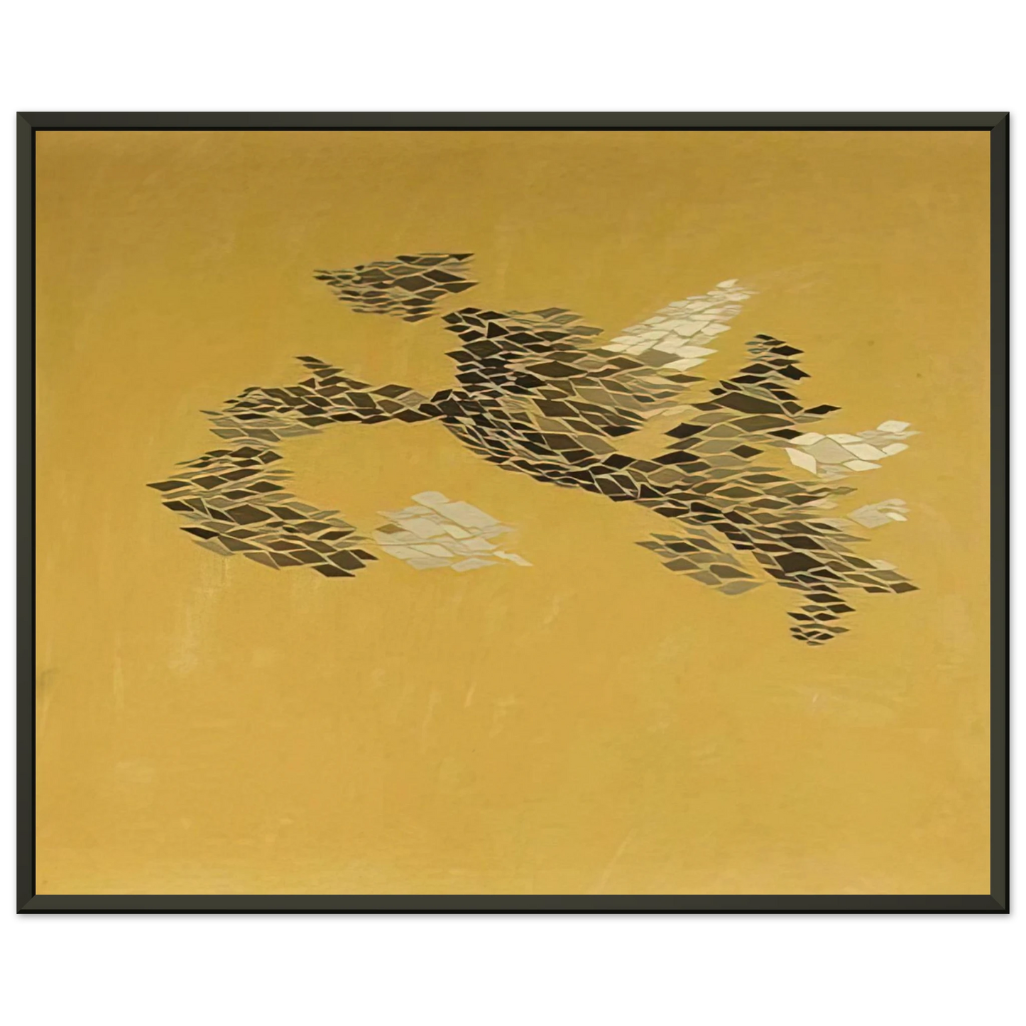 Robert Goodnough Flying Rectangles 1969 Framed Art Print - Aluminum Frame - 40x50 cm / 16x20 inches