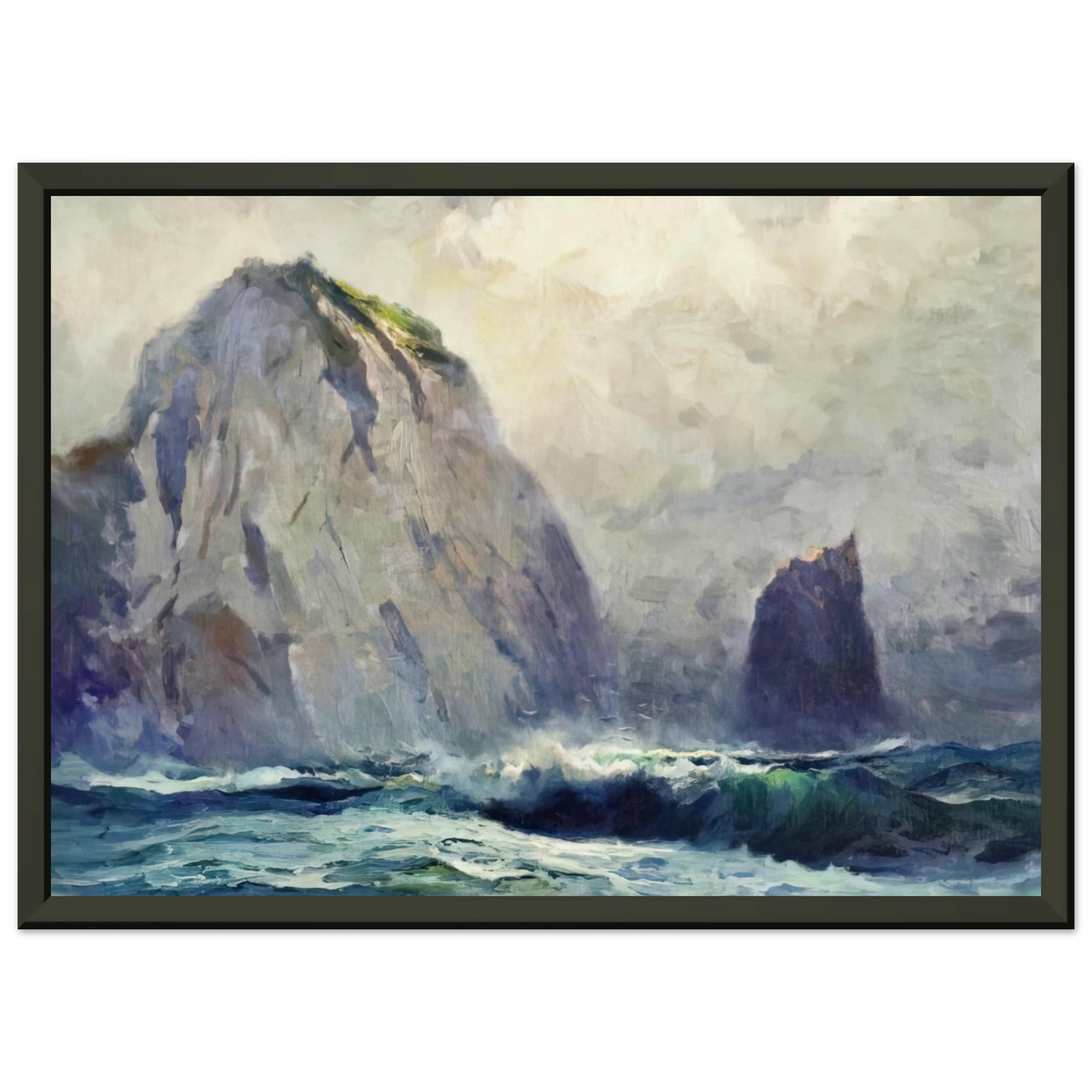 Sydney Laurence Cape St Elias 1928 Framed Art Print - Aluminum Frame - 60x80 cm / 24x32 inches