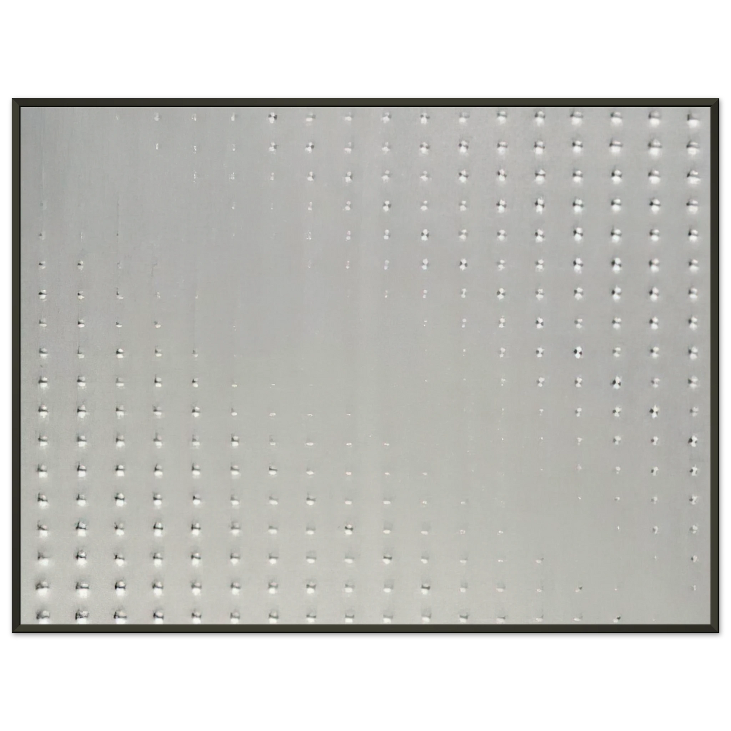 Enrico Castellani Untitled 1995 Framed Art Print - Aluminum Frame - 70x100 cm / 28x40 inches