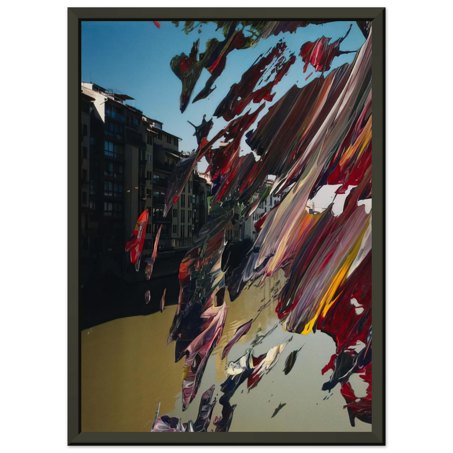Gerhard Richter FIRENZE Framed Art Print - Aluminum Frame - 60x80 cm / 24x32 inches