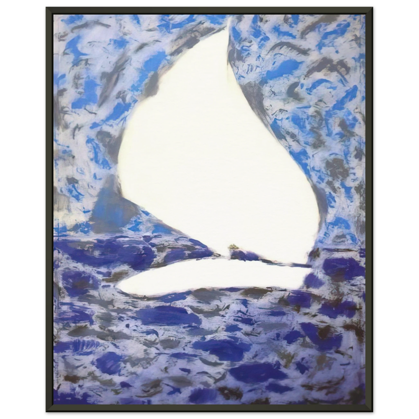 Milton Avery Sail 1958 Framed Art Print - Aluminum Frame - 60x80 cm / 24x32 inches