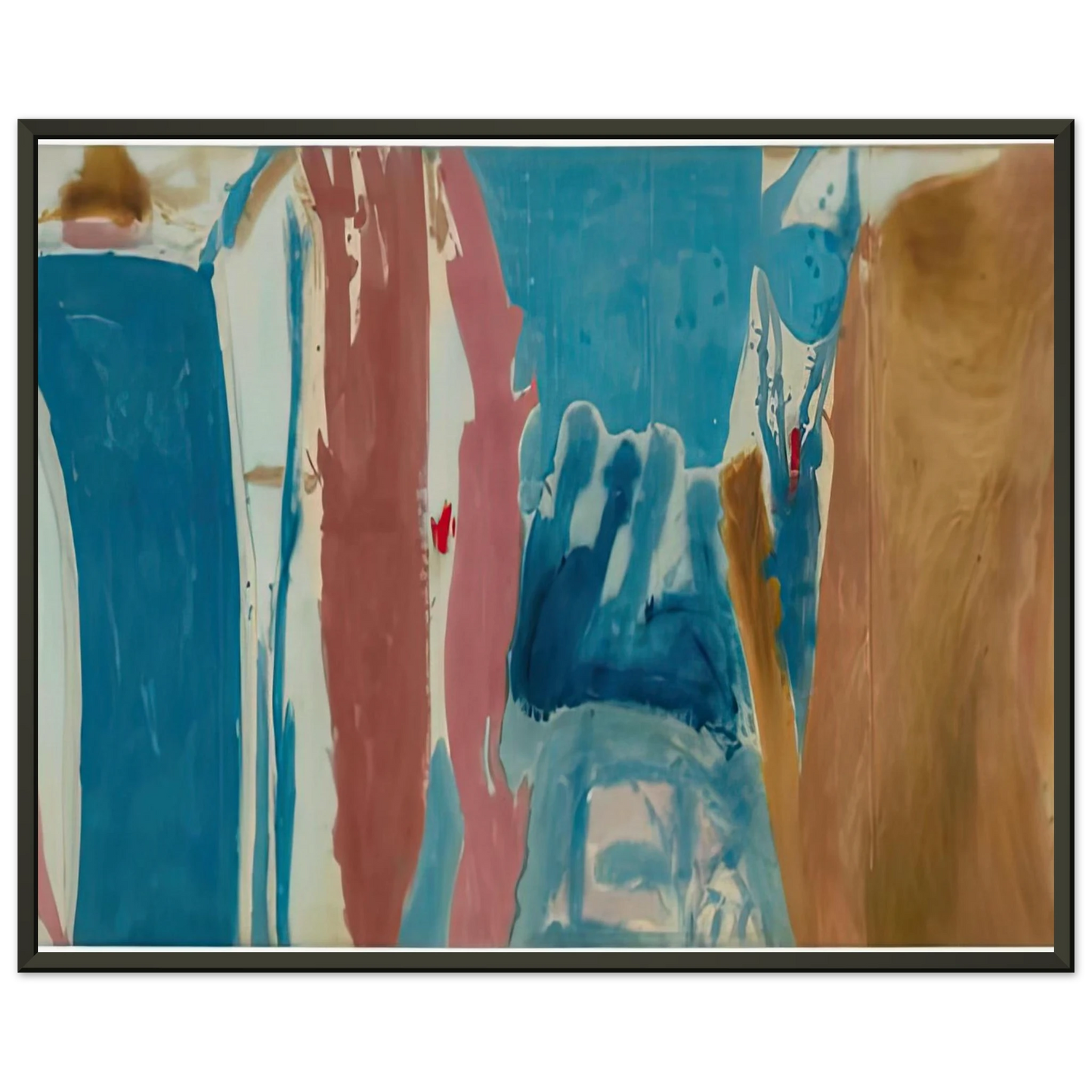 Helen Frankenthaler  Open Wall 1953 Framed Art Print  - Aluminum Frame - 70x100 cm / 28x40 inches