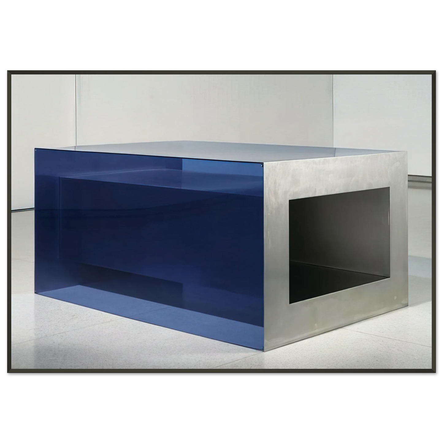 Donald Judd Untitled 1968 Framed Art Print - Aluminum Frame - 21x29.7 cm / 8x12"