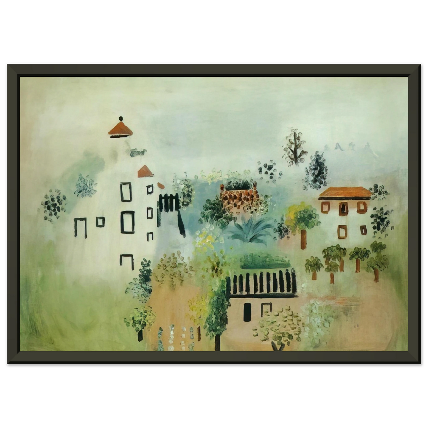 Arkhyp Kuindzhi Landscape Framed Art Print - Aluminum Frame - 60x80 cm / 24x32 inches