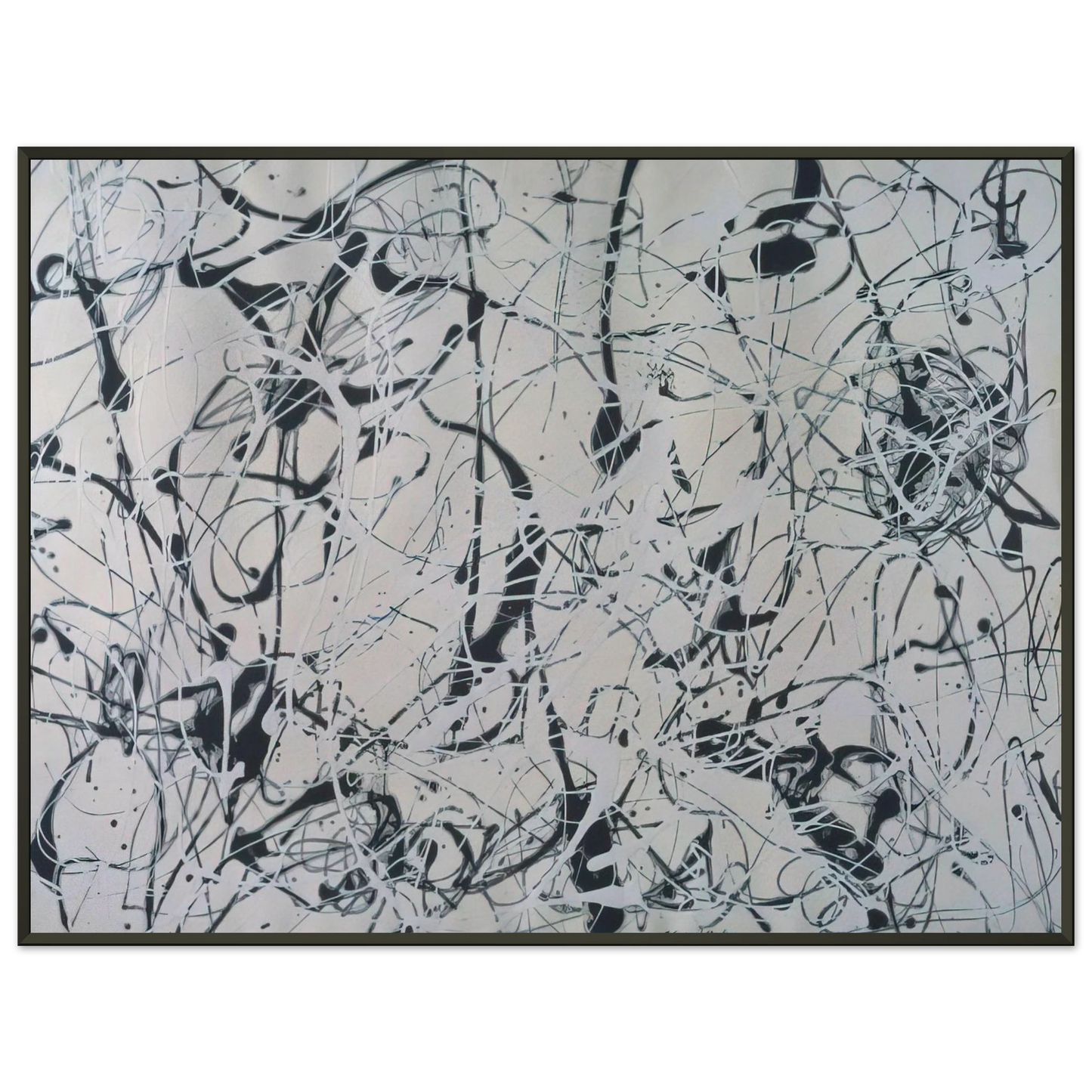 Jackson Pollock NUMBER 23 Framed Art Print - Aluminum Frame - 70x100 cm / 28x40 inches