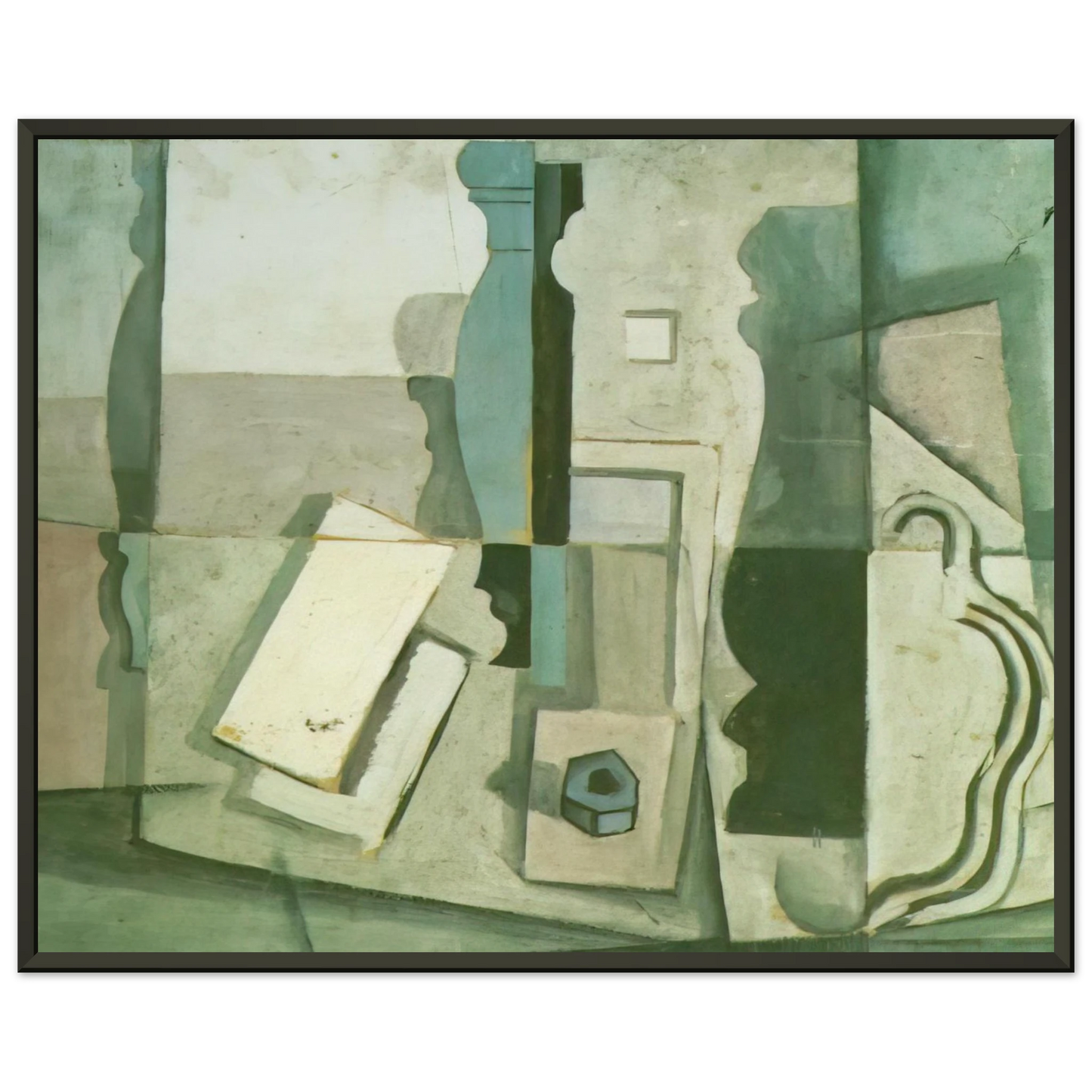 Salvador Dali STILL LIFE 3 Framed Art Print - Aluminum Frame - 40x50 cm / 16x20 inches