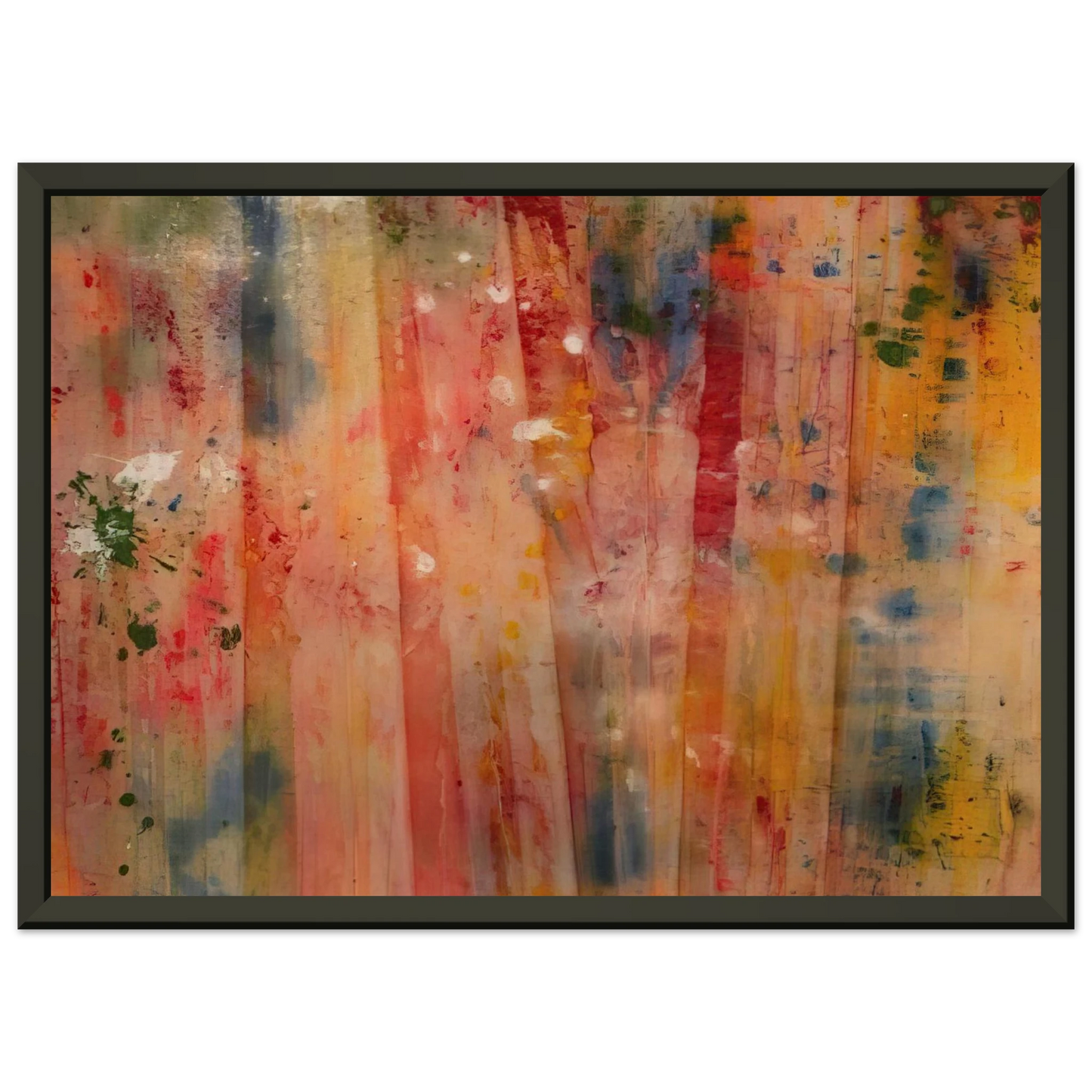 Sam Gilliam Lady Day II Framed Art Print - Aluminum Frame - 60x80 cm / 24x32 inches