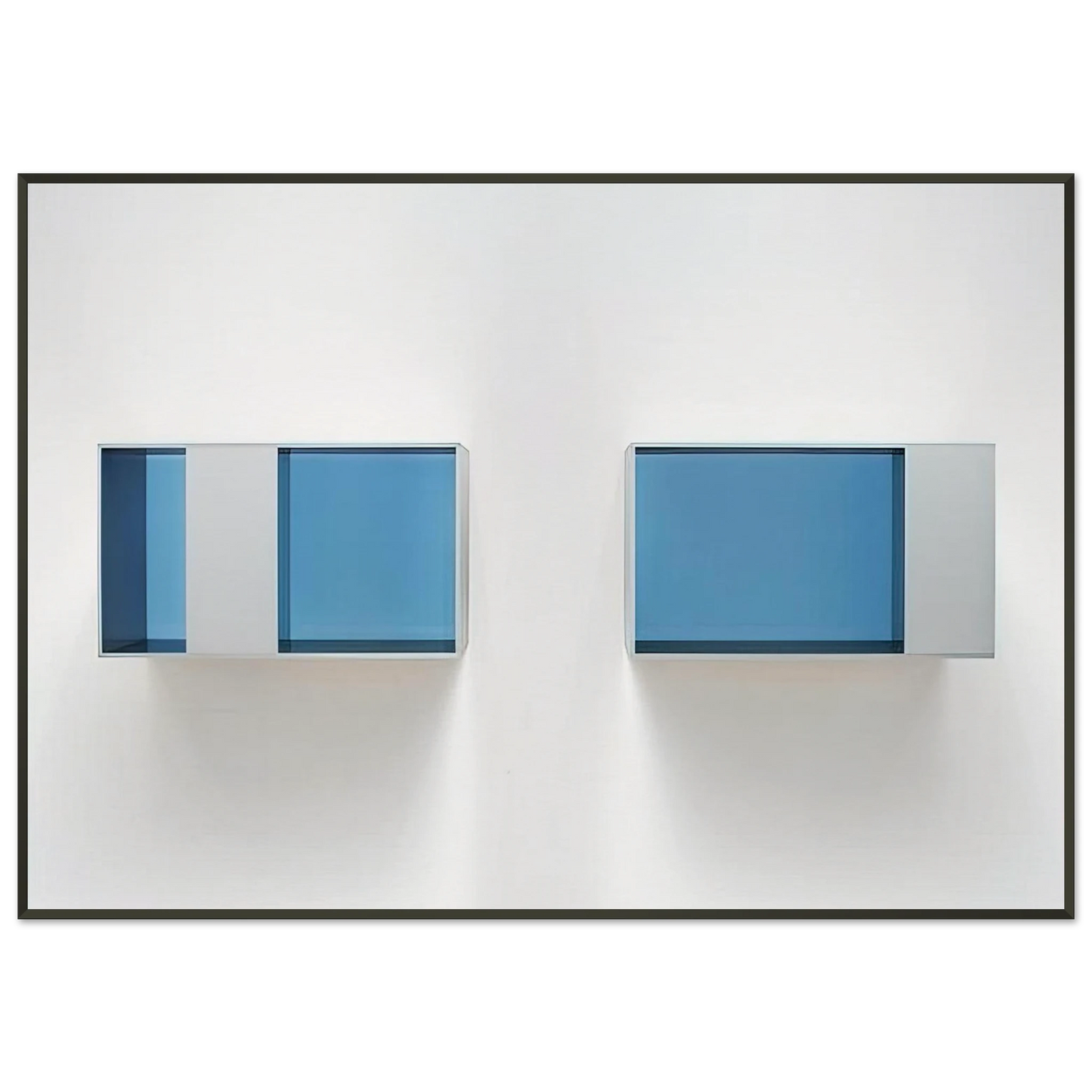 Donald Judd Untitled 8828 AB Menziken 1988 Framed Art Print - Aluminum Frame - 21x29.7 cm / 8x12"