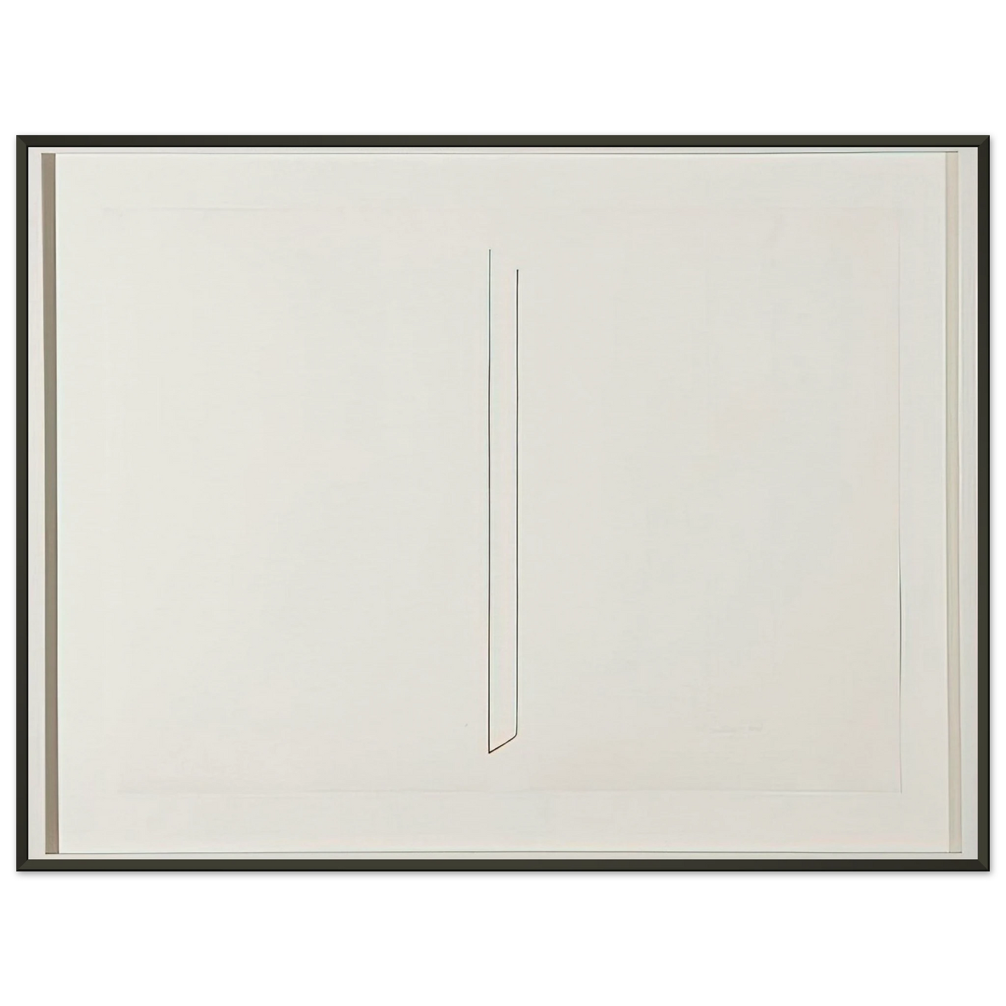Fred Sandback Untitled 1975 Framed Art Print - Aluminum Frame - 40x50 cm / 16x20 inches