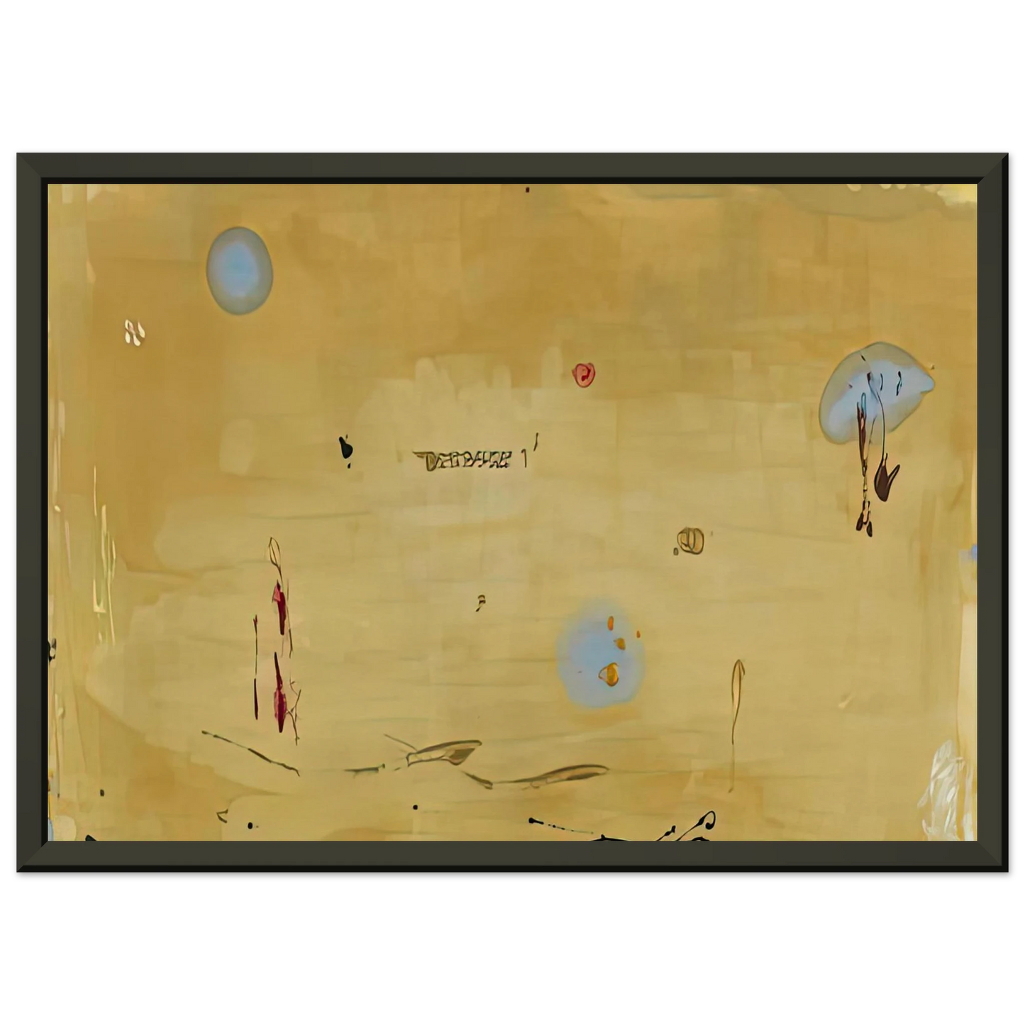 Helen Frankenthaler Brother Angel 1983 Framed Art Print - Aluminum Frame - 70x100 cm / 28x40 inches