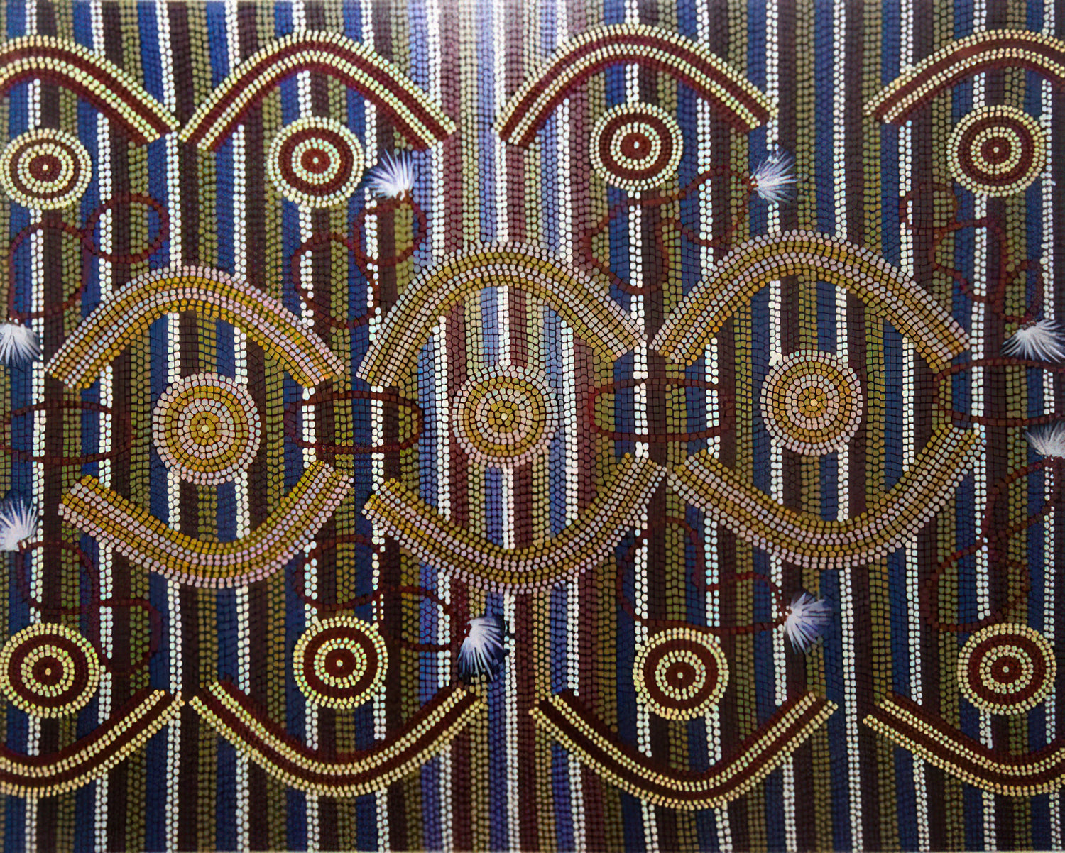 Clifford Possum Tjapaltjarri Acrylic Print Collection