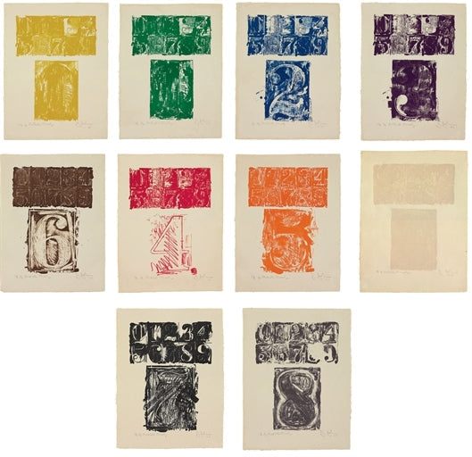 Jasper Johns Acrylic Print Collection