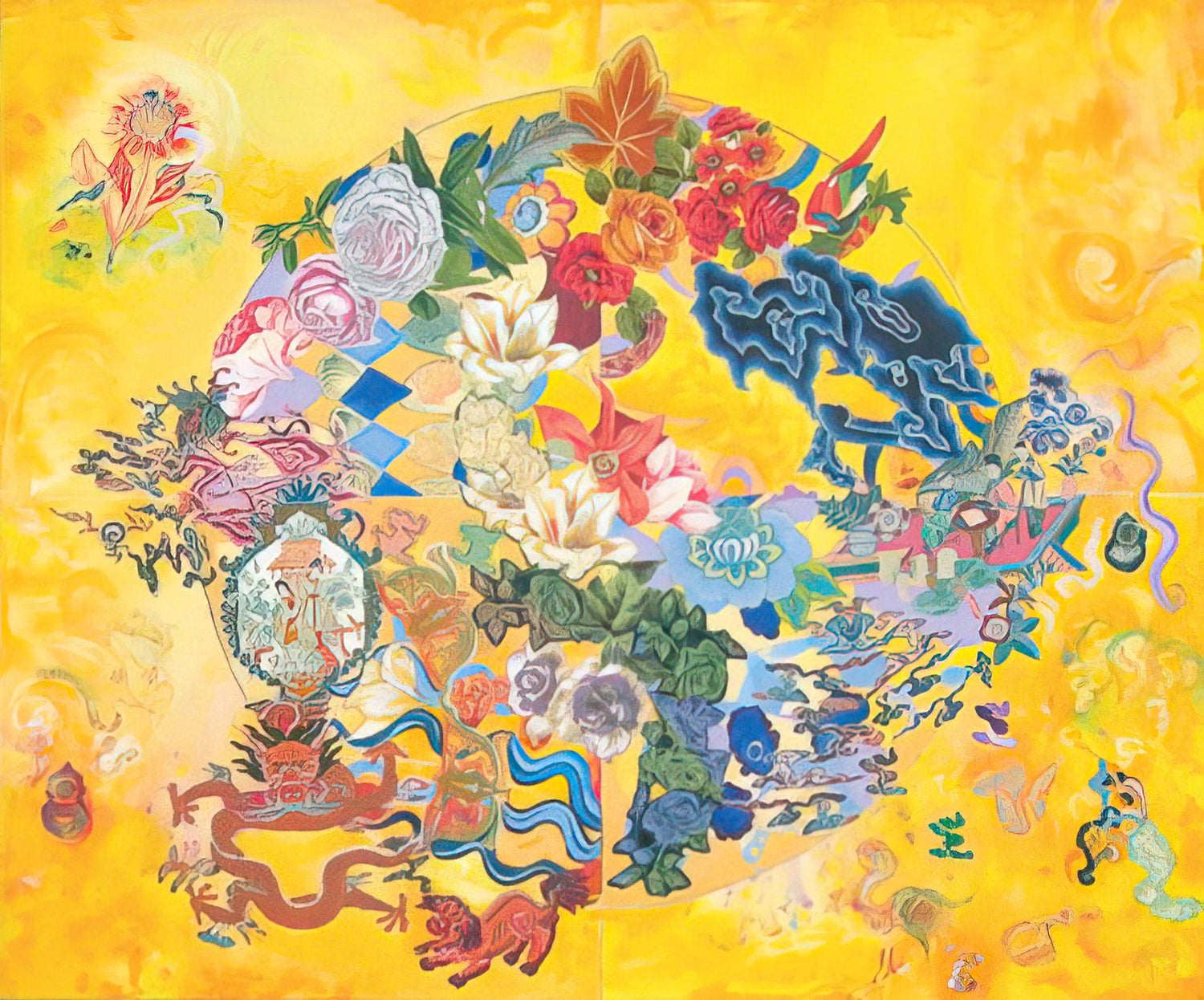 Miriam Schapiro Acrylic Print Collection