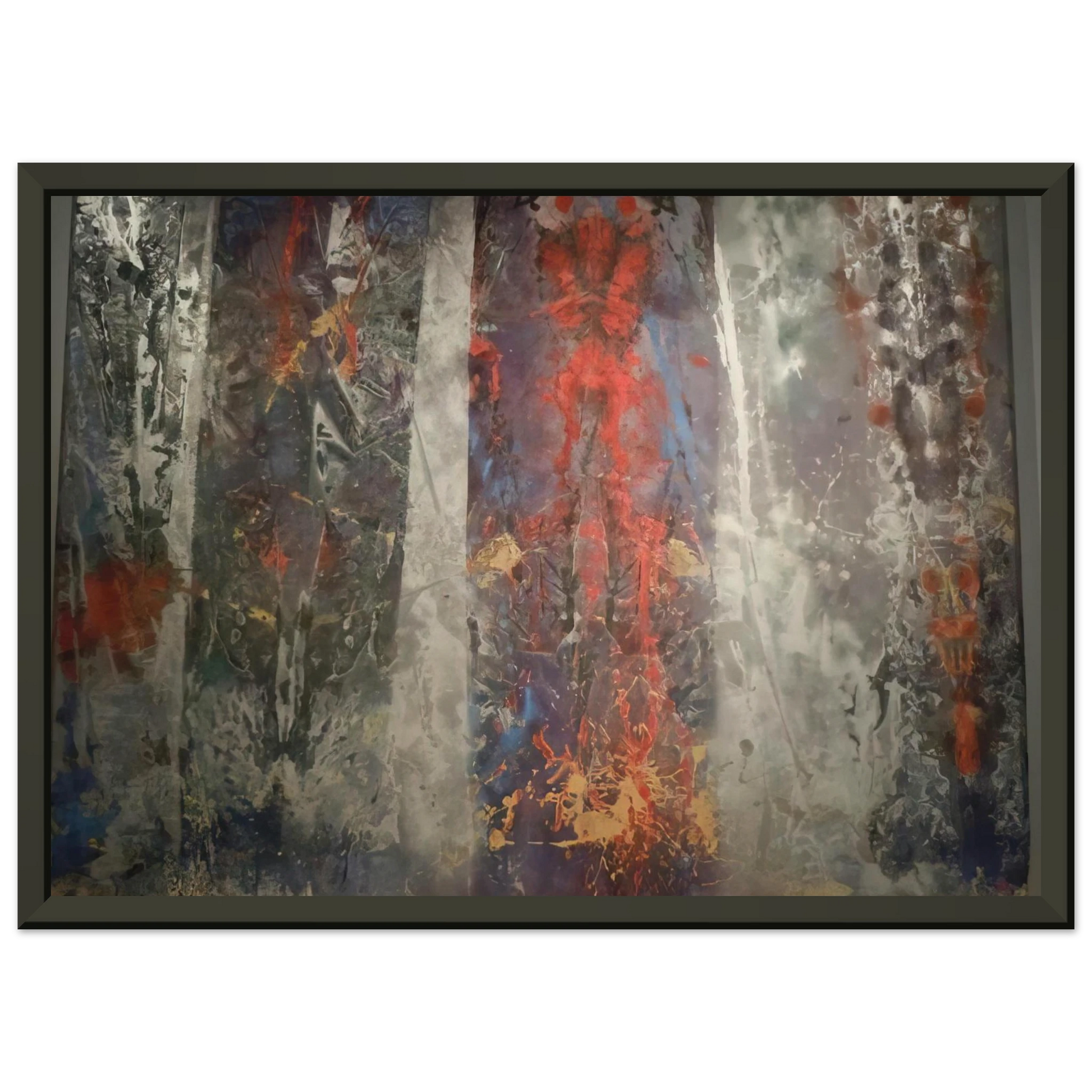 Sam Gilliam  Restore Framed Art Print  - Aluminum Frame - 70x100 cm / 28x40 inches