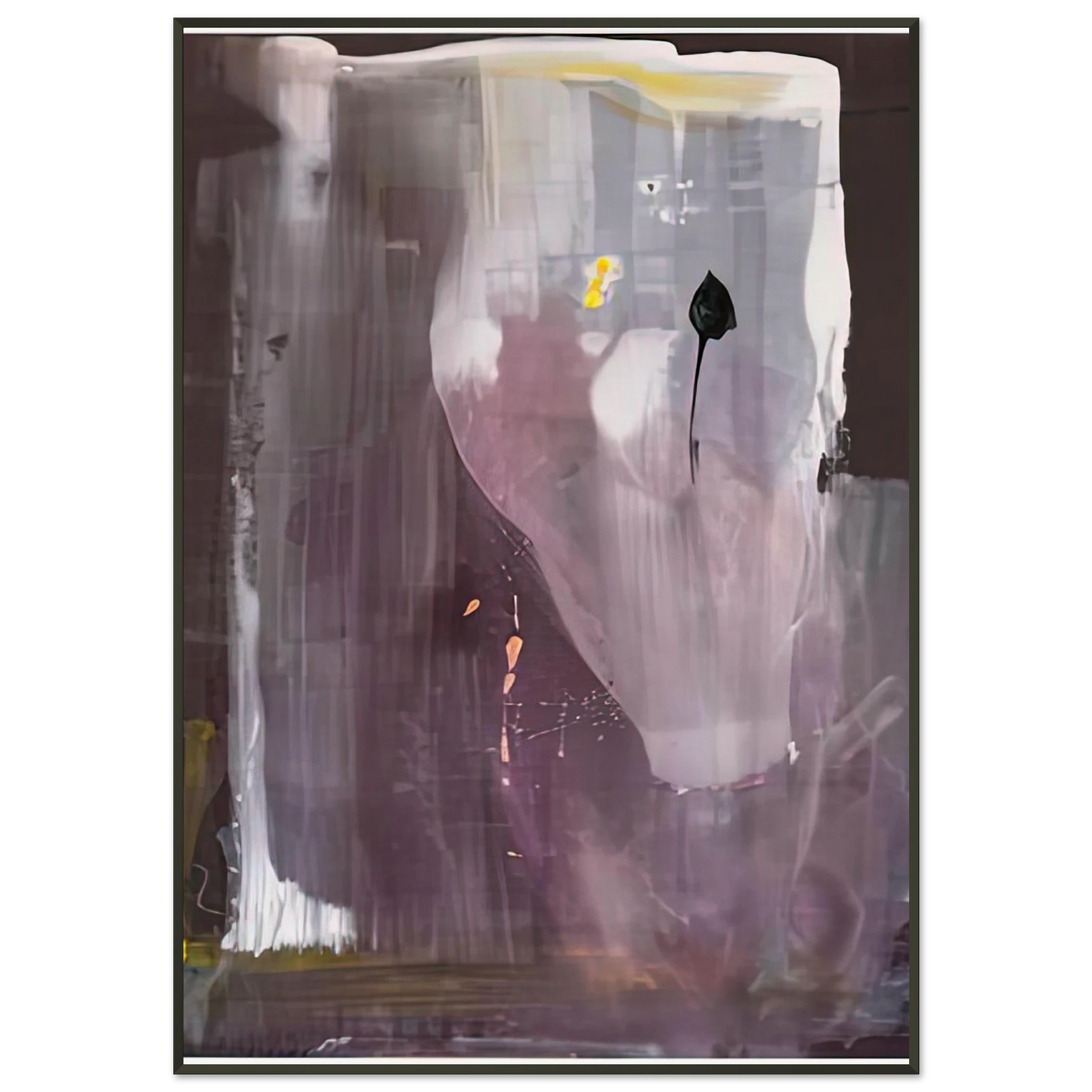 Helen Frankenthaler  Portrait of Margaretha Trip 1980 Framed Art Print  - Aluminum Frame - 21x29.7 cm / 8x12"