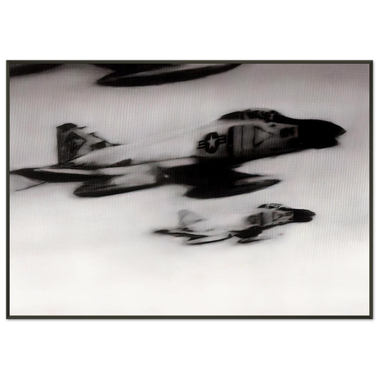 Gerhard Richter  PHANTOM INTERCEPTORS Framed Art Print  - Aluminum Frame - 21x29.7 cm / 8x12"