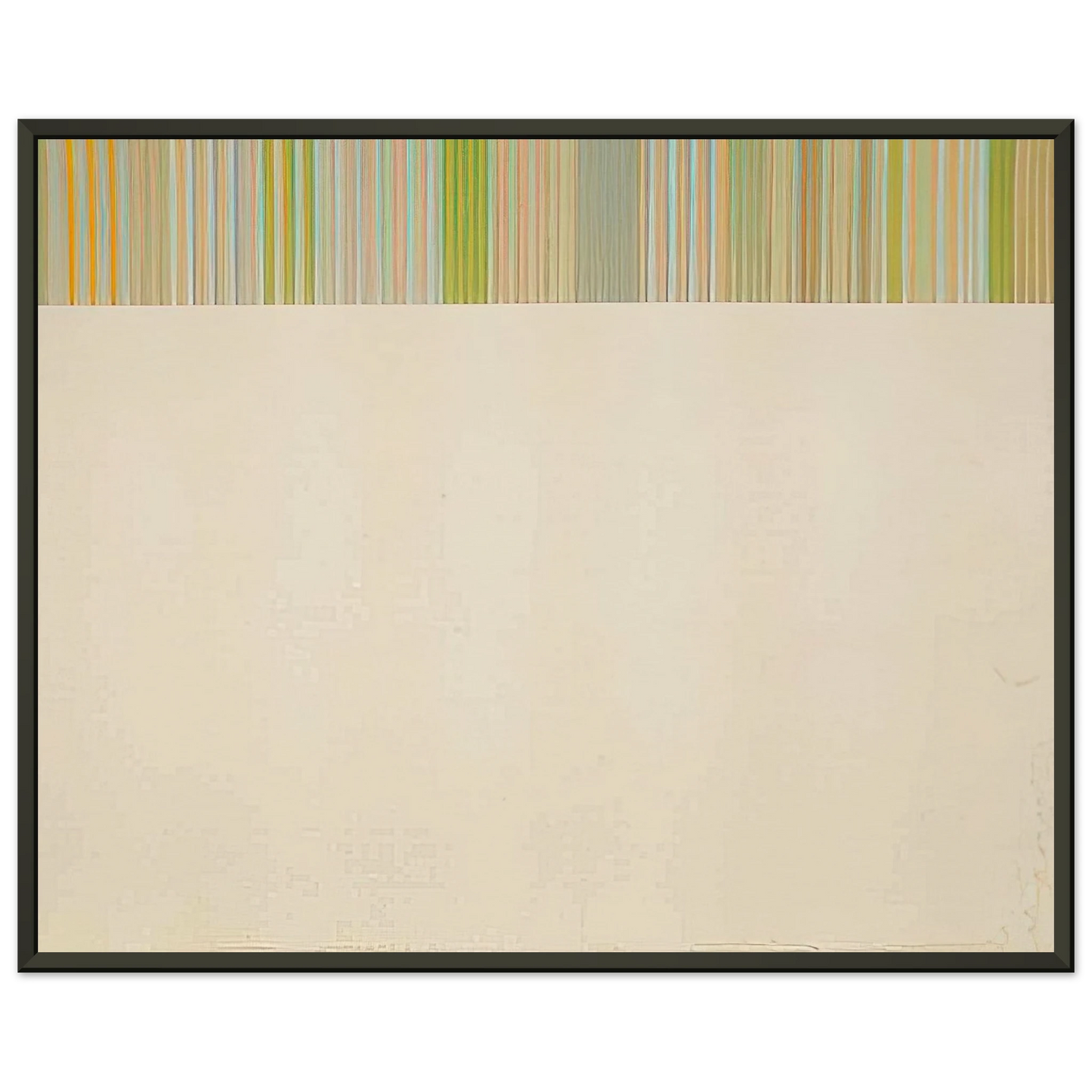 Gene Davis  Treble  1975 Framed Art Print  - Aluminum Frame - 40x50 cm / 16x20 inches