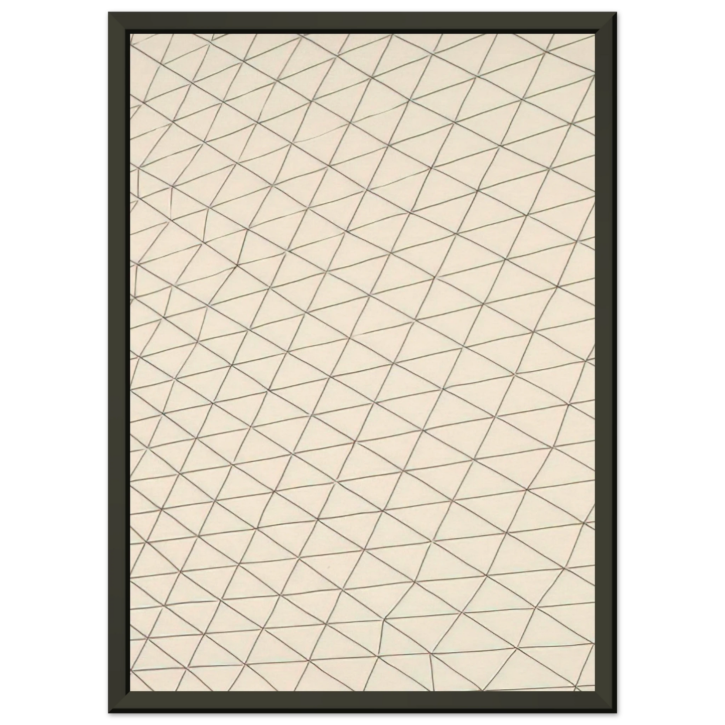 Gego  Untitled  1969 Framed Art Print  - Aluminum Frame - 60x80 cm / 24x32 inches