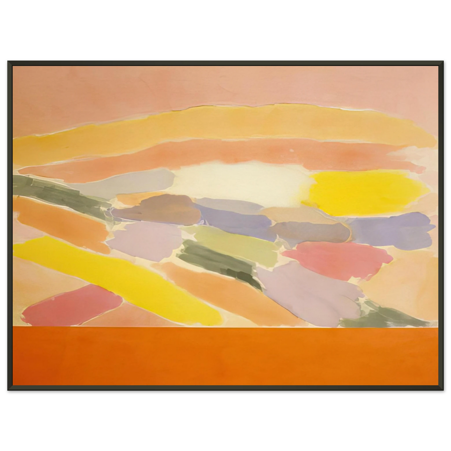 Ronnie Landfield  Arielle  1978 Framed Art Print  - Aluminum Frame - 60x80 cm / 24x32 inches