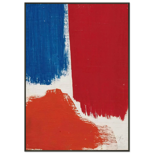 Robert Goodnough  Untitled  1961 Framed Art Print  - Aluminum Frame - 21x29.7 cm / 8x12"