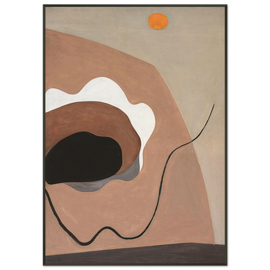 Alexander Calder  UNTITLED 1930 Framed Art Print  - Aluminum Frame - 21x29.7 cm / 8x12"