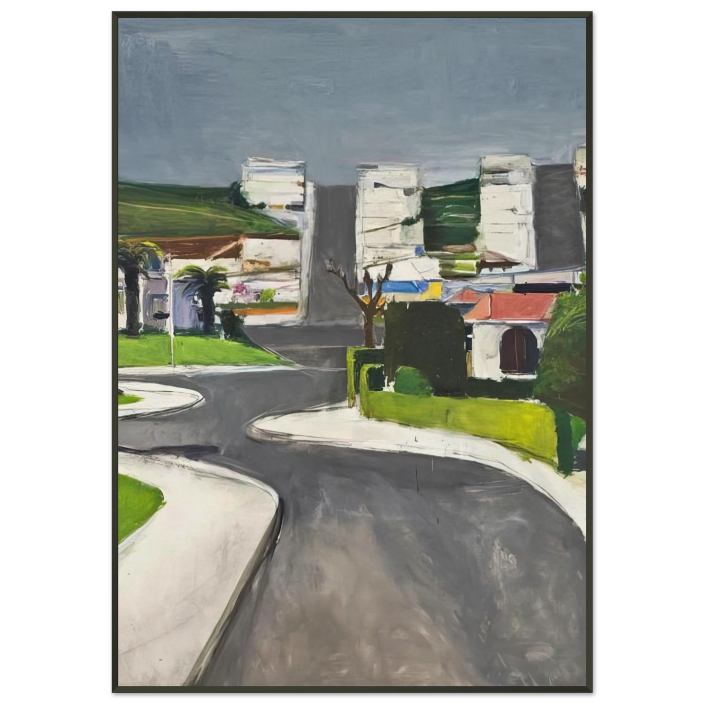 Richard Diebenkorn  Ingleside Framed Art Print  - Aluminum Frame - 21x29.7 cm / 8x12"