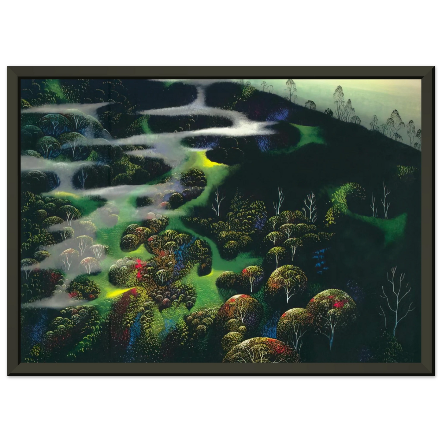 Eyvind Earle  Spot of Magic Framed Art Print  - Aluminum Frame - 60x80 cm / 24x32 inches