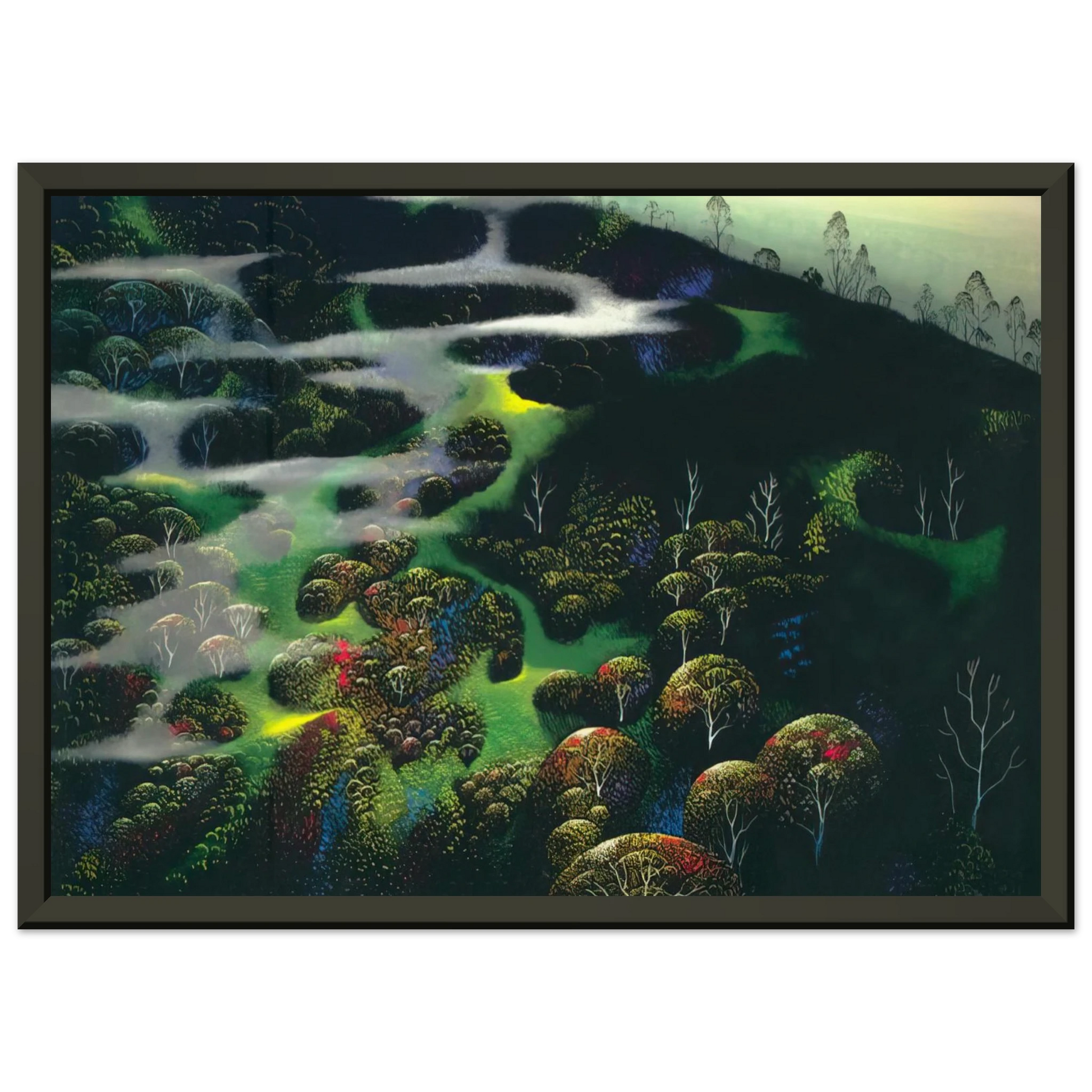 Eyvind Earle  Spot of Magic Framed Art Print  - Aluminum Frame - 60x80 cm / 24x32 inches