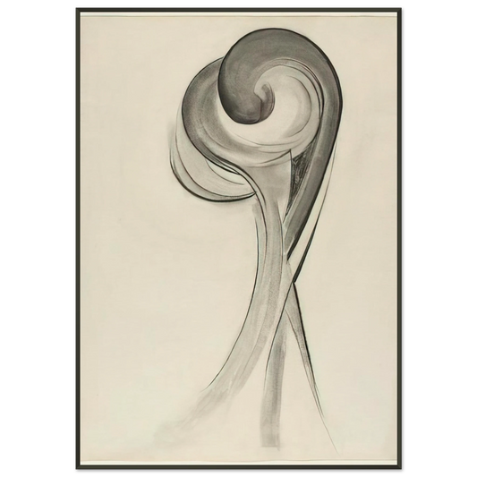 Georgia OKeeffe  Drawing XII Framed Art Print  - Aluminum Frame - 21x29.7 cm / 8x12"