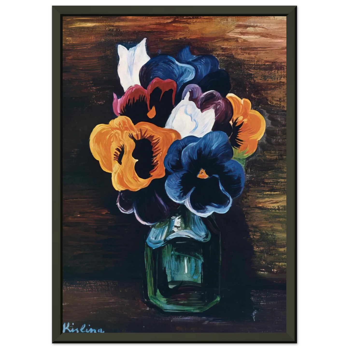 Moise Kisling  NOT IDENTIFIED 14 Framed Art Print  - Aluminum Frame - 70x100 cm / 28x40 inches