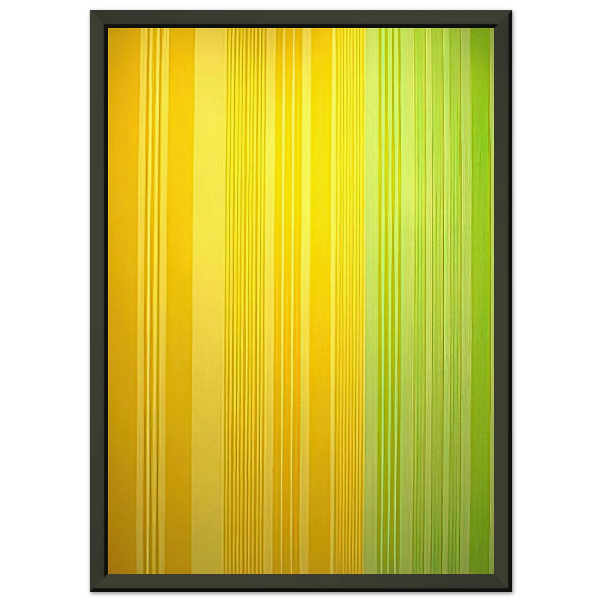 Gene Davis  LimeLemon  1970 Framed Art Print  - Aluminum Frame - 60x80 cm / 24x32 inches