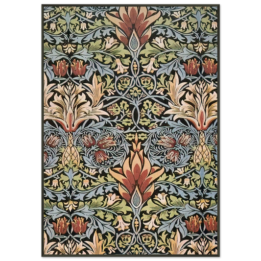 William Morris  SNAKESHEAD PRINTED TEXTILE 1876 Framed Art Print  - Aluminum Frame - 21x29.7 cm / 8x12"