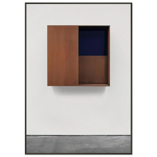 Donald Judd  Untitled JUDDO0516  1987 Framed Art Print  - Aluminum Frame - 21x29.7 cm / 8x12"