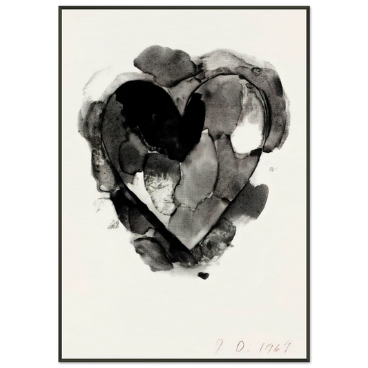 Jim Dine  WELCOME HOME RARE BIRDS 1969 Framed Art Print  - Aluminum Frame - 21x29.7 cm / 8x12"