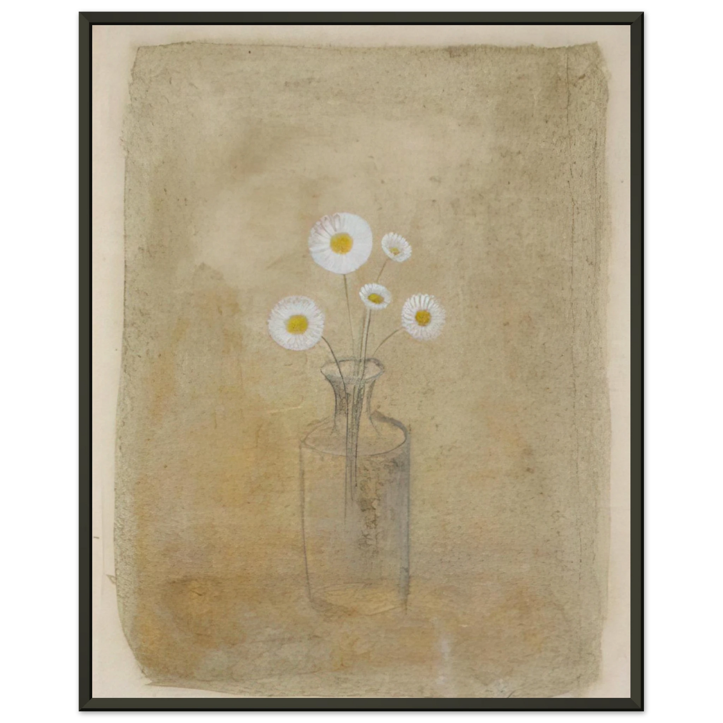 Morris Graves  Bouquet for Mary Lea  1957 Framed Art Print  - Aluminum Frame - 70x100 cm / 28x40 inches