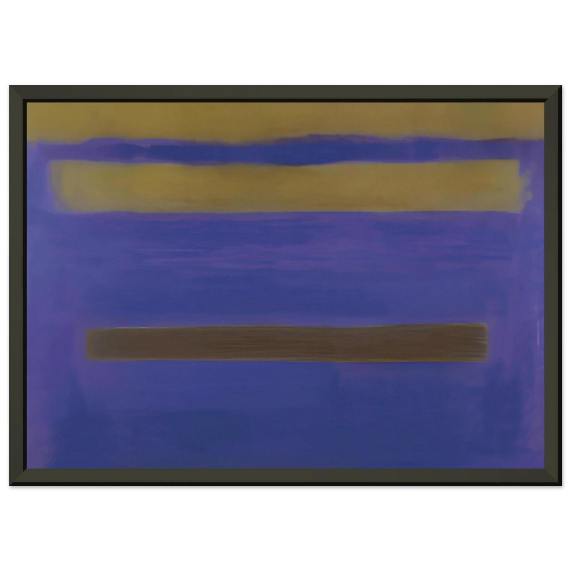 Esteban Vicente  UNTITLED 1980 1 Framed Art Print  - Aluminum Frame - 70x100 cm / 28x40 inches