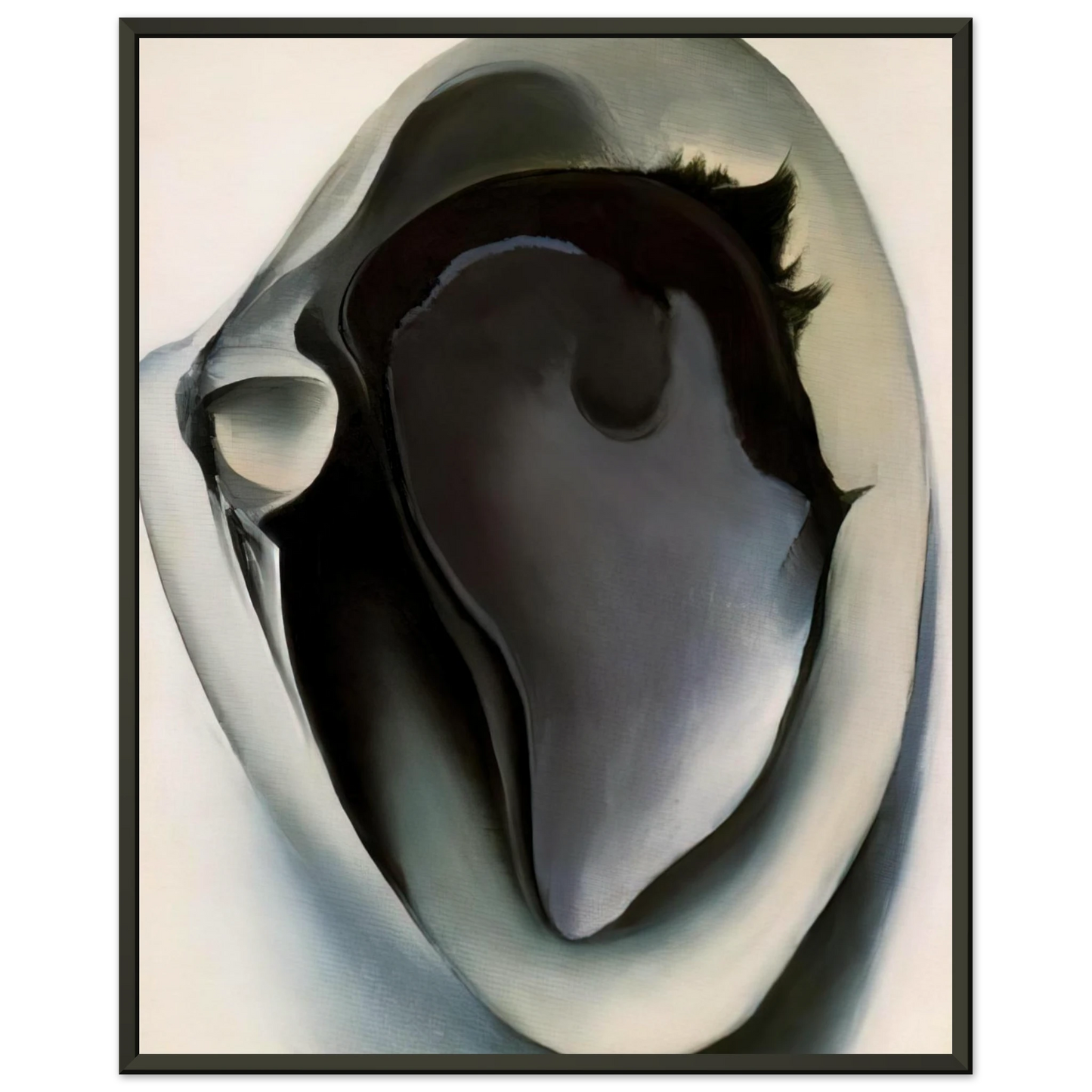 Georgia OKeeffe  Clam and mussel Framed Art Print  - Aluminum Frame - 60x80 cm / 24x32 inches