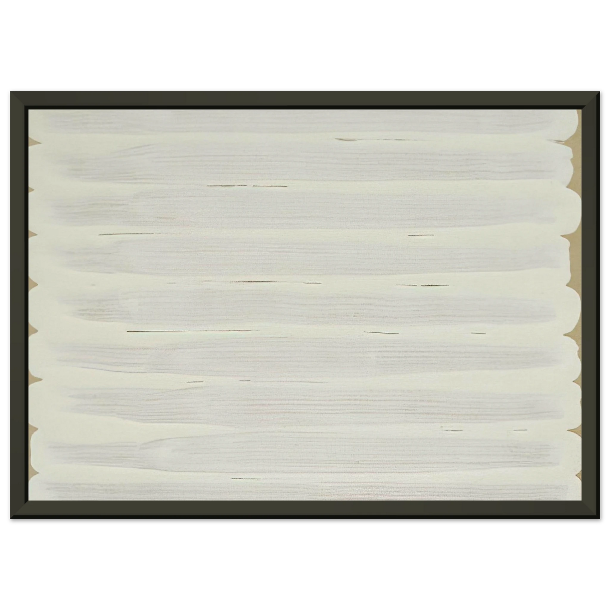 Robert Ryman  Untitled  1965 Framed Art Print  - Aluminum Frame - 70x100 cm / 28x40 inches