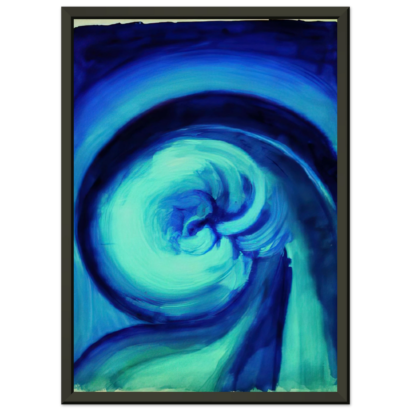 Georgia OKeeffe  Blue I Framed Art Print  - Aluminum Frame - 40x50 cm / 16x20 inches