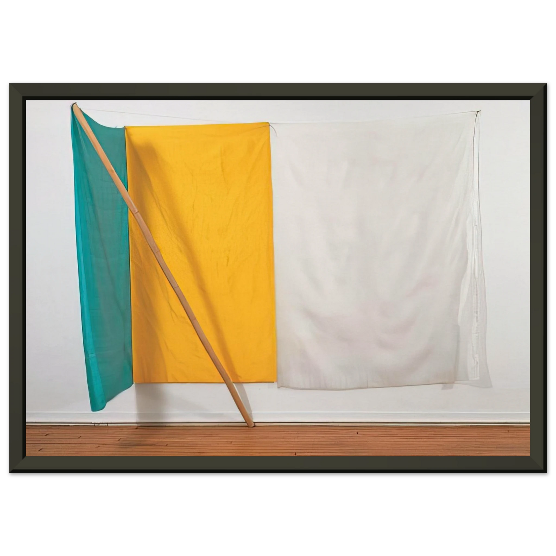 Robert Rauschenberg  PILOT JAMMER 1975 Framed Art Print  - Aluminum Frame - 70x100 cm / 28x40 inches